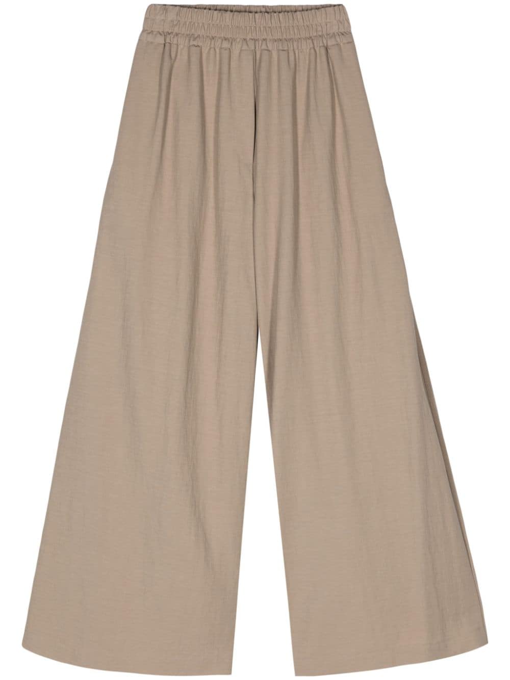 Harris Wharf London jersey wide-leg trousers - Neutrals von Harris Wharf London