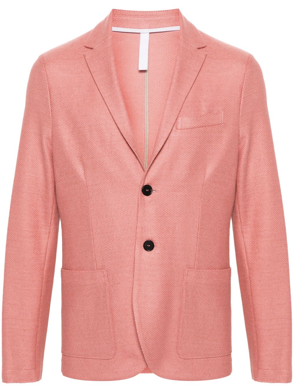 Harris Wharf London single-breasted honeycomb blazer - Pink von Harris Wharf London