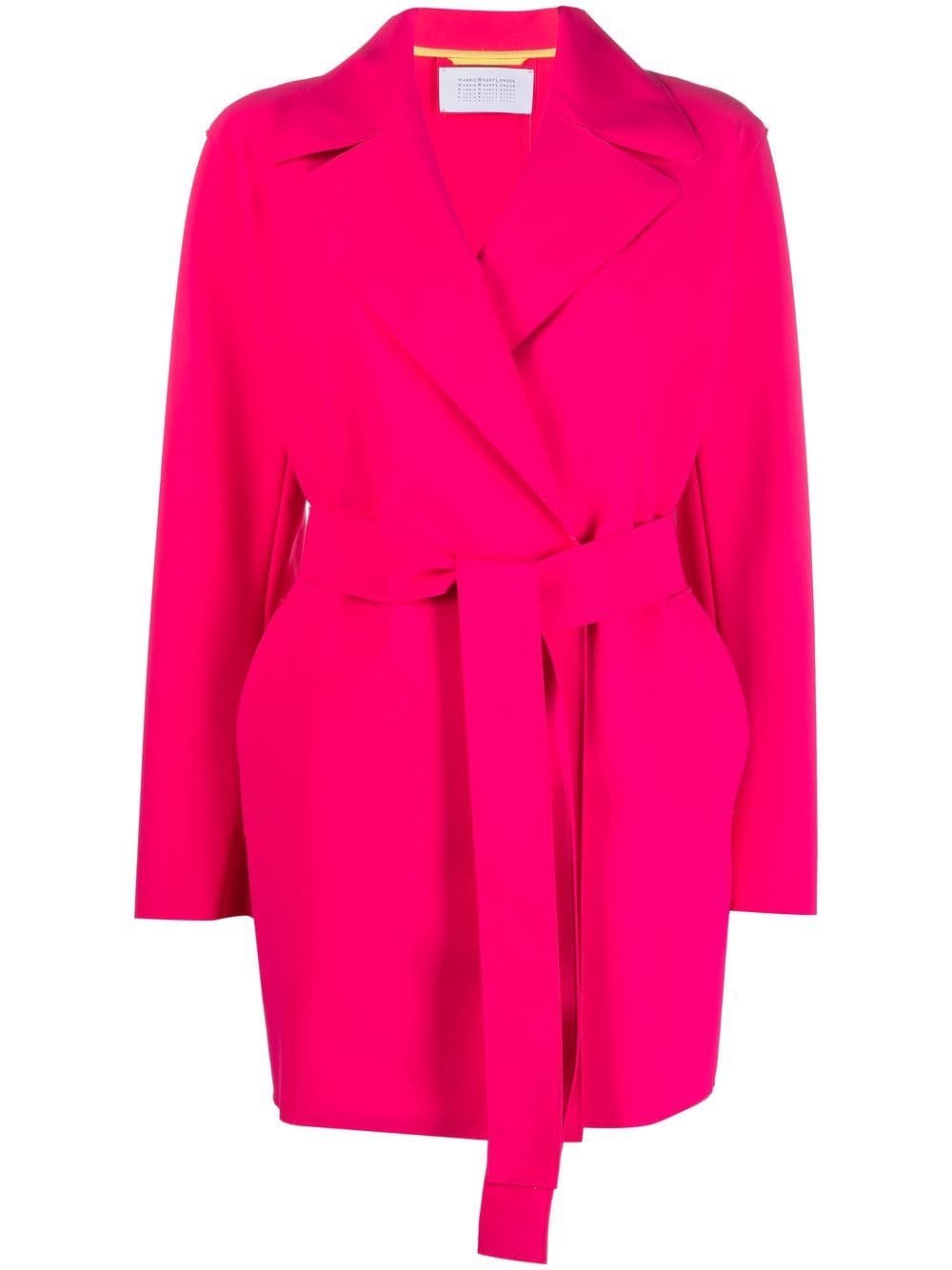 Harris Wharf London tied-waist spread-collar coat - Pink von Harris Wharf London
