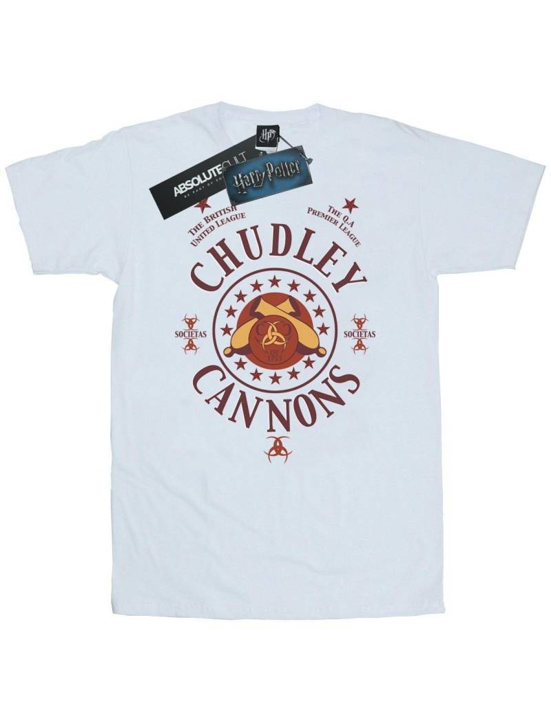 Chudley Cannons Logo Tshirt Herren Weiss XXL von Harry Potter