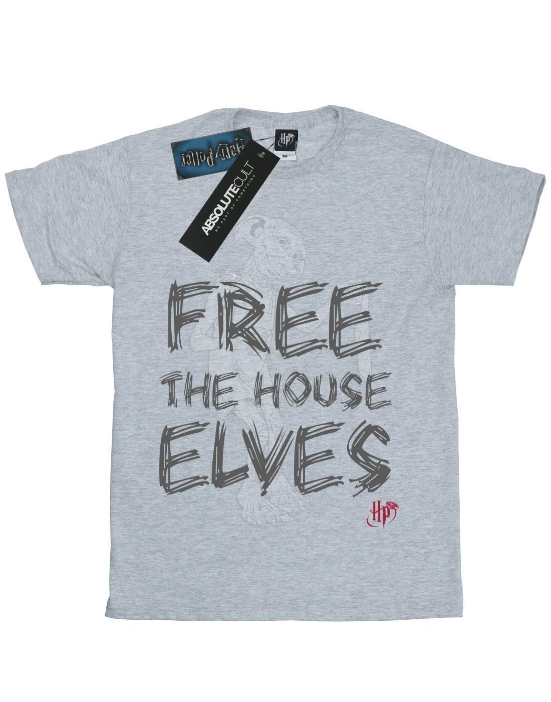 Dobby Free The House Elves Tshirt Herren Grau XL von Harry Potter