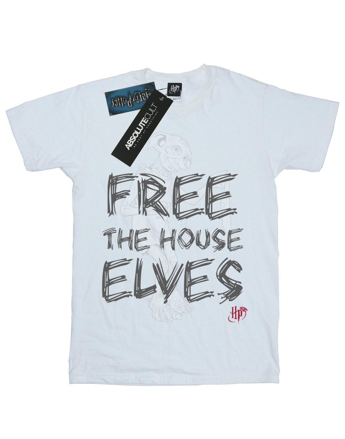 Dobby Free The House Elves Tshirt Herren Weiss 3XL von Harry Potter