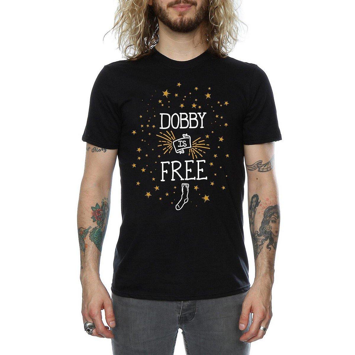 Dobby Is Free Tshirt Herren Schwarz L von Harry Potter