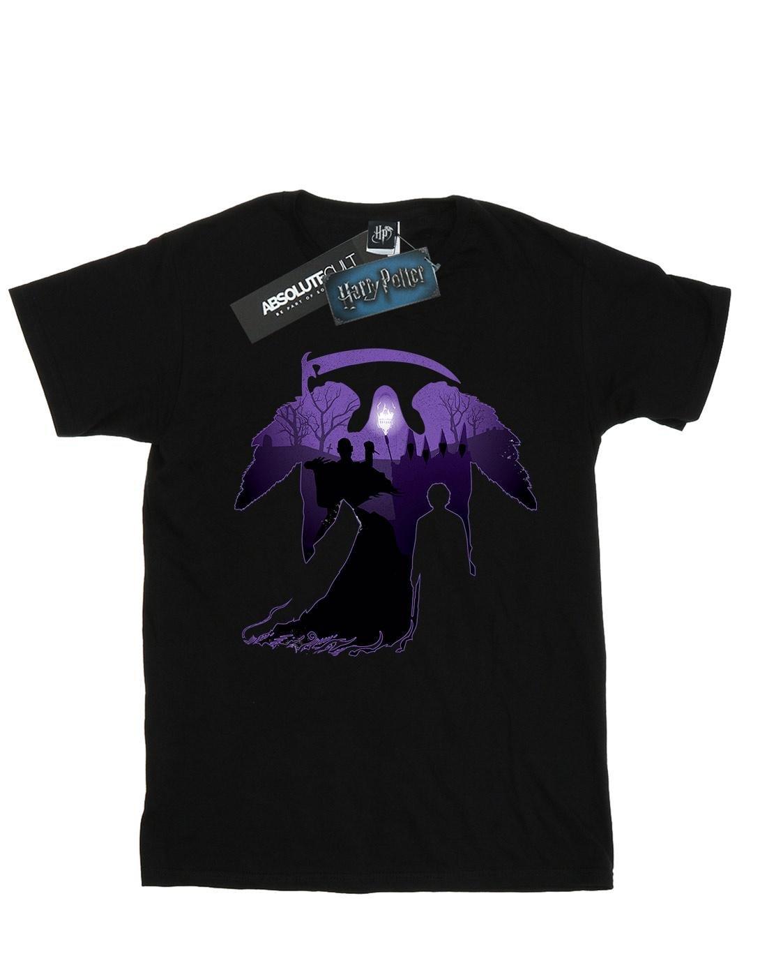 Graveyard Silhouette Tshirt Herren Schwarz L von Harry Potter