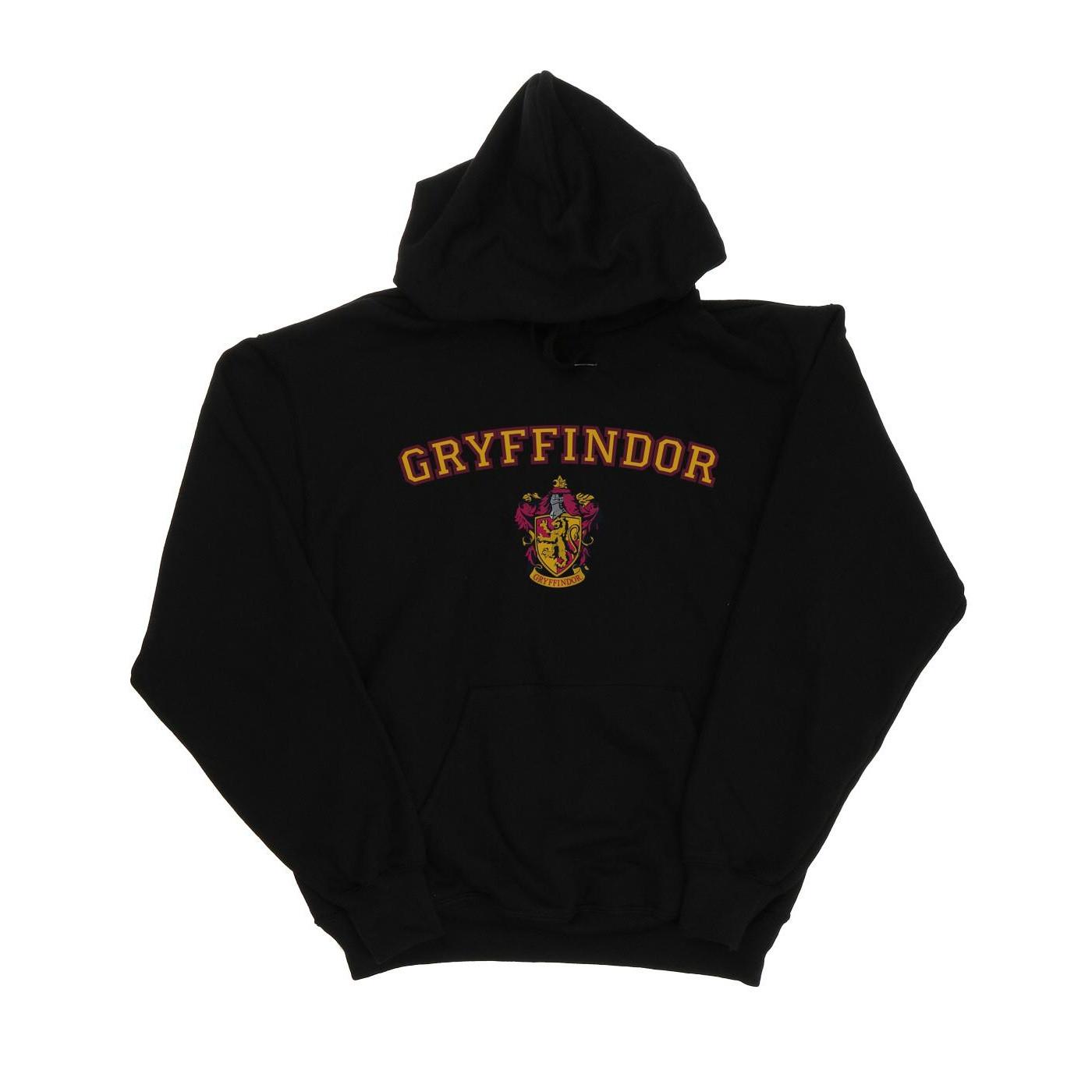 Gryffindor Crest Kapuzenpullover Damen Schwarz XL von Harry Potter