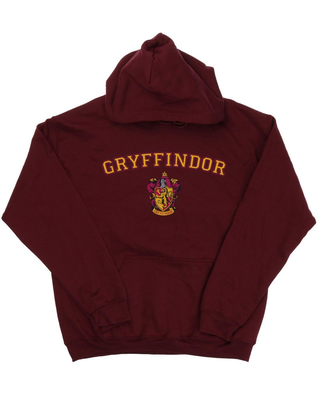 Gryffindor Crest Kapuzenpullover Damen Weinrot XXL von Harry Potter