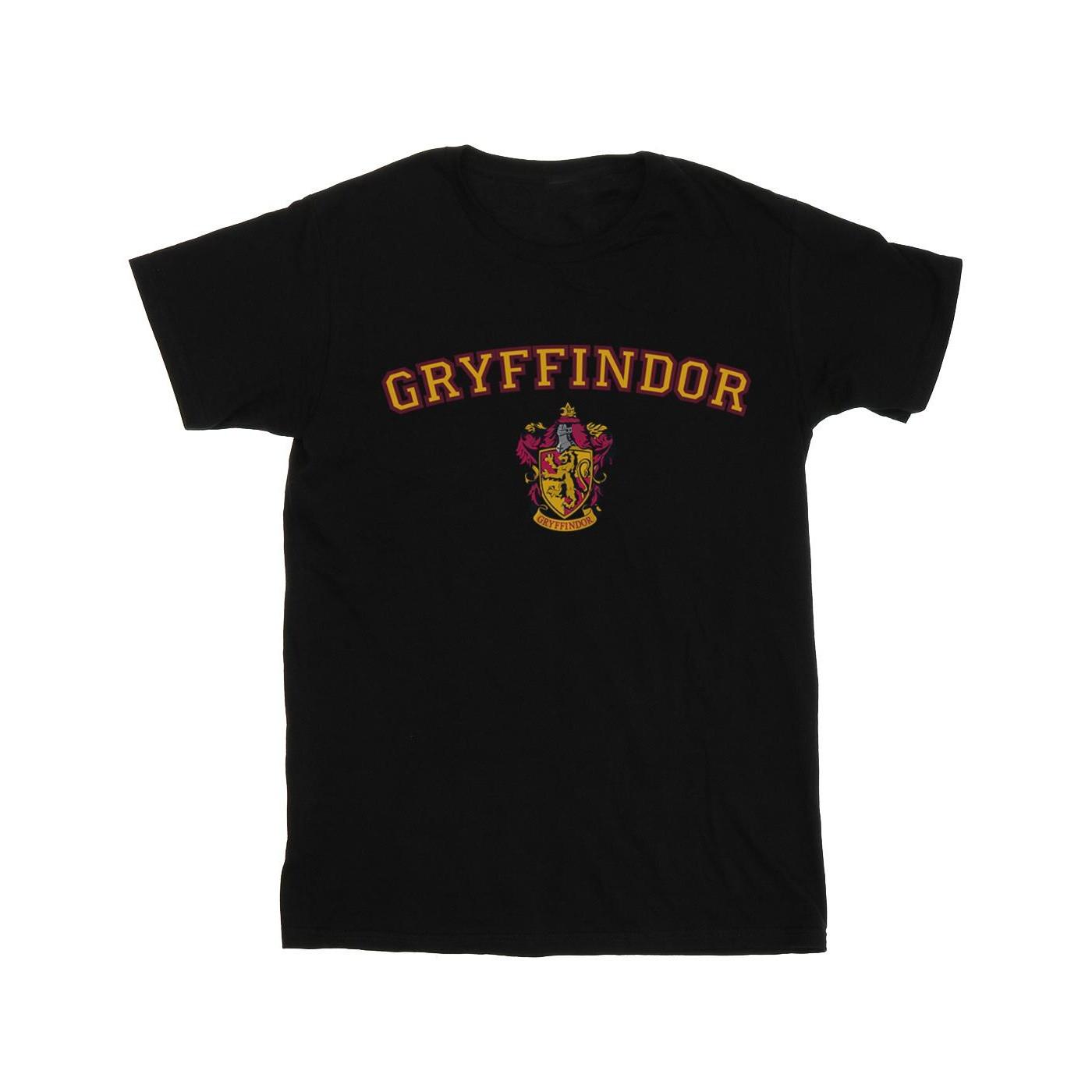 Gryffindor Crest Tshirt Damen Schwarz 4XL von Harry Potter