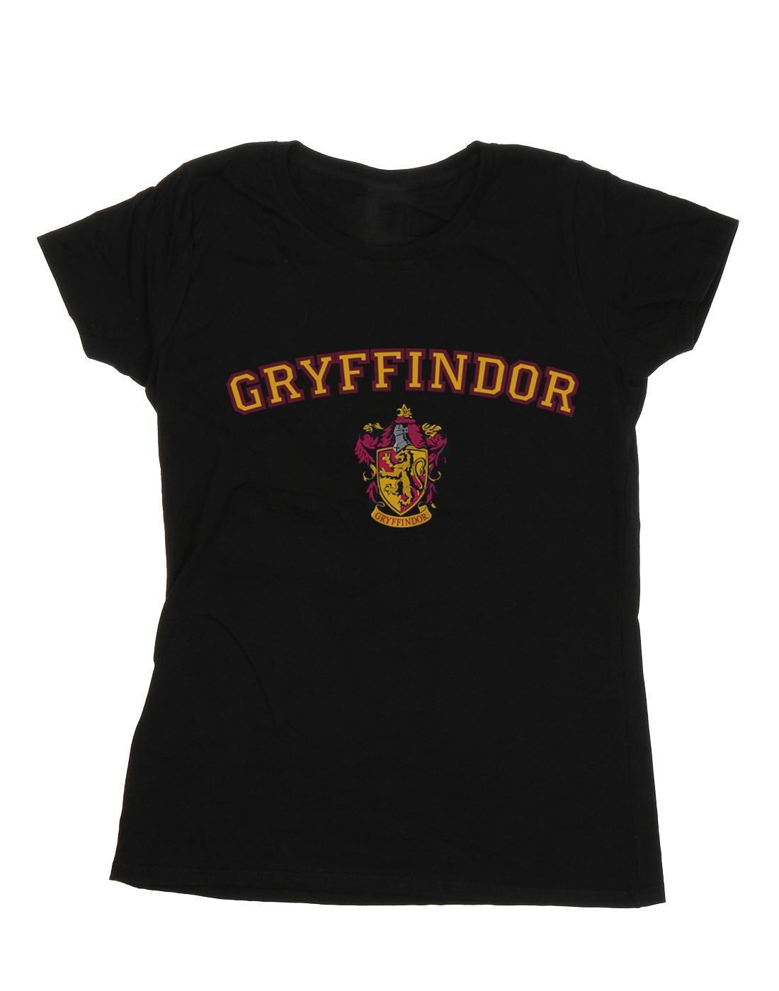 Gryffindor Crest Tshirt Damen Schwarz S von Harry Potter