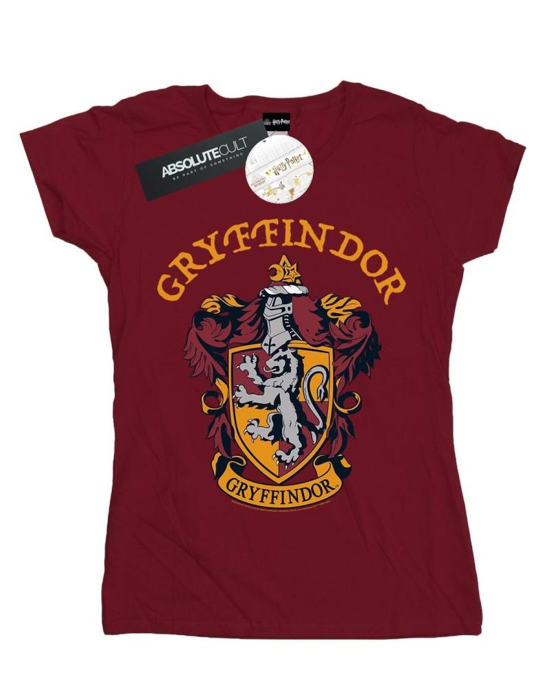 Gryffindor Crest Tshirt Damen Weinrot XL von Harry Potter