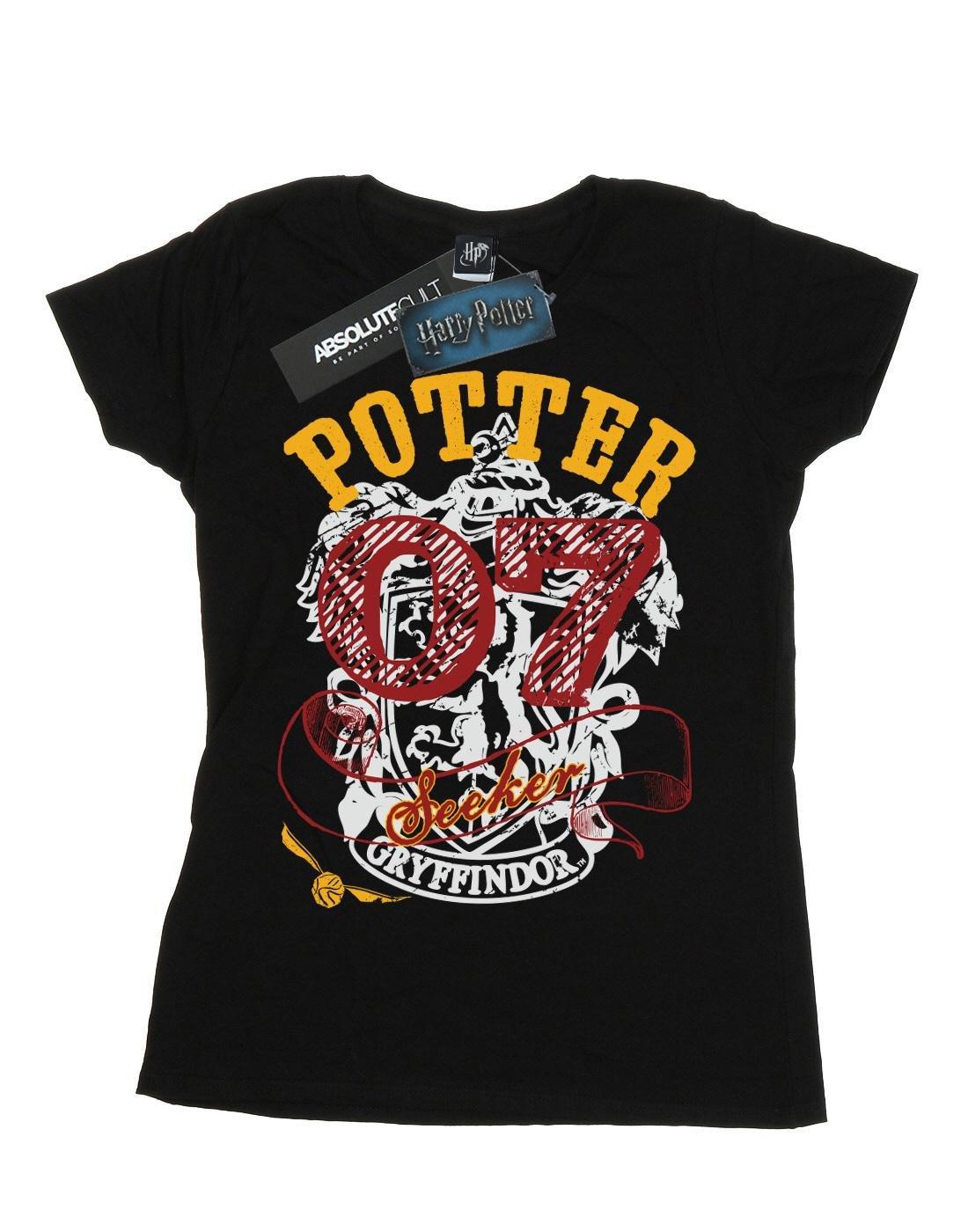 Gryffindor Seeker Tshirt Damen Schwarz XL von Harry Potter