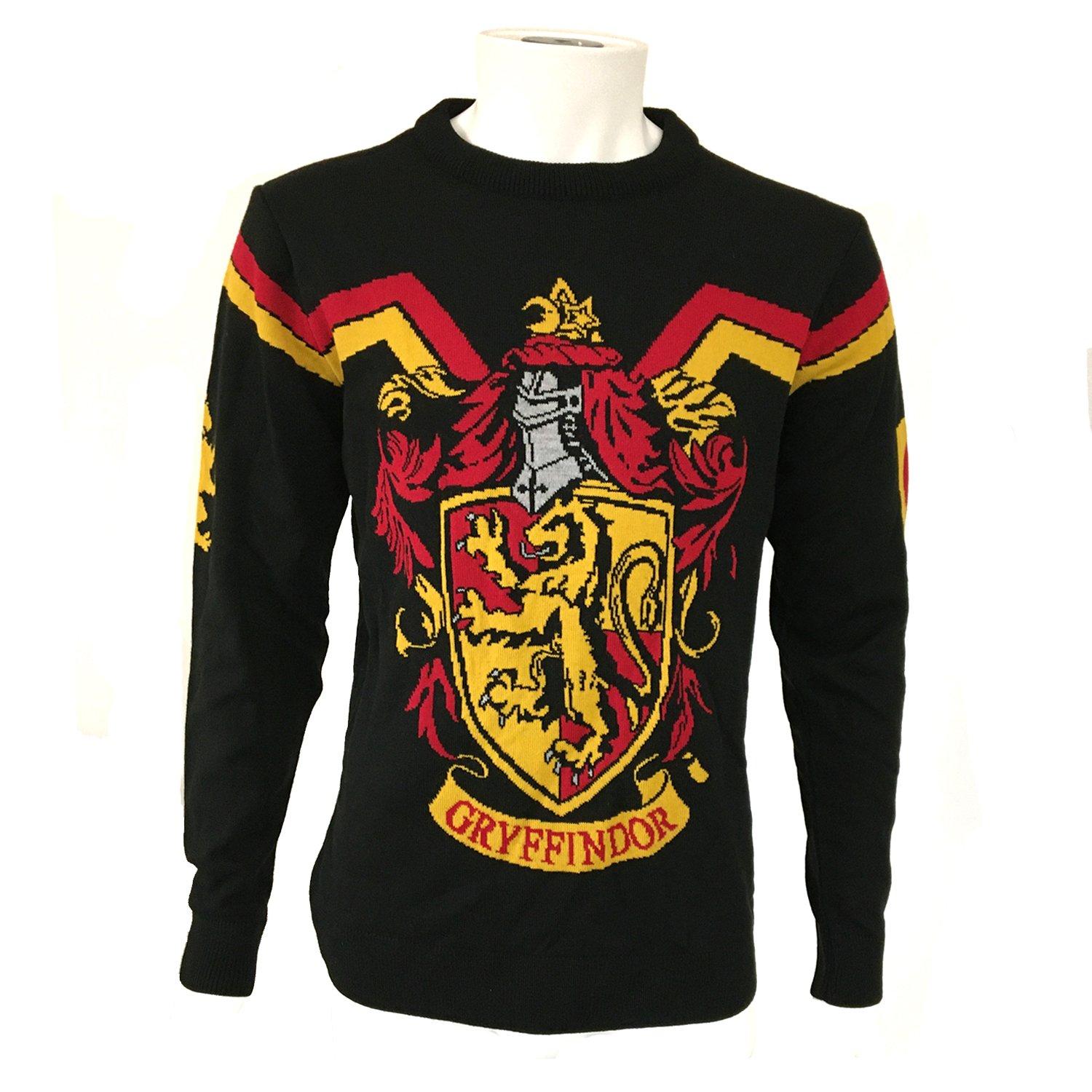 Pullover Weihnachtliches Design Damen Schwarz L von Harry Potter