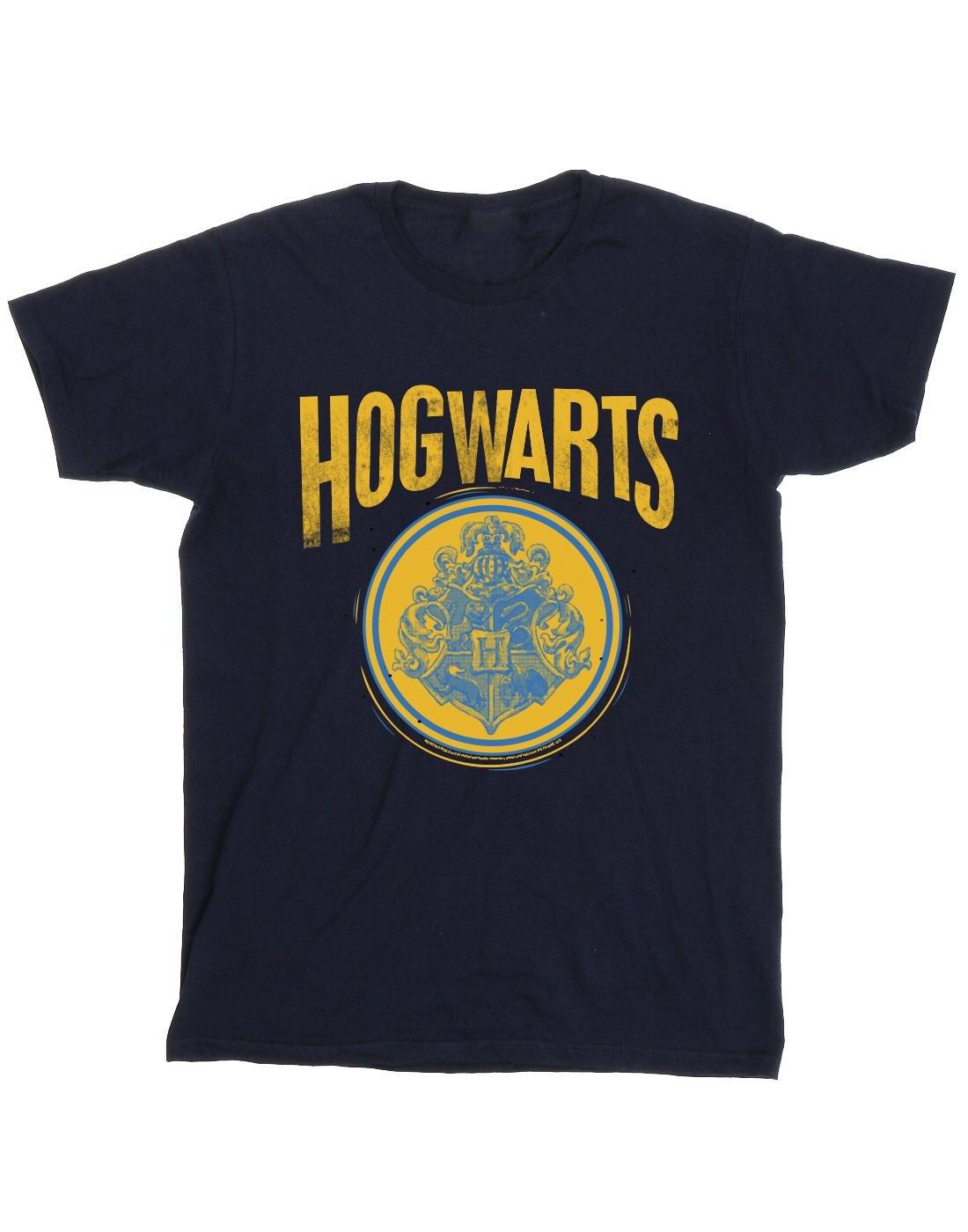 Hogwarts Circle Crest Tshirt Damen Marine L von Harry Potter