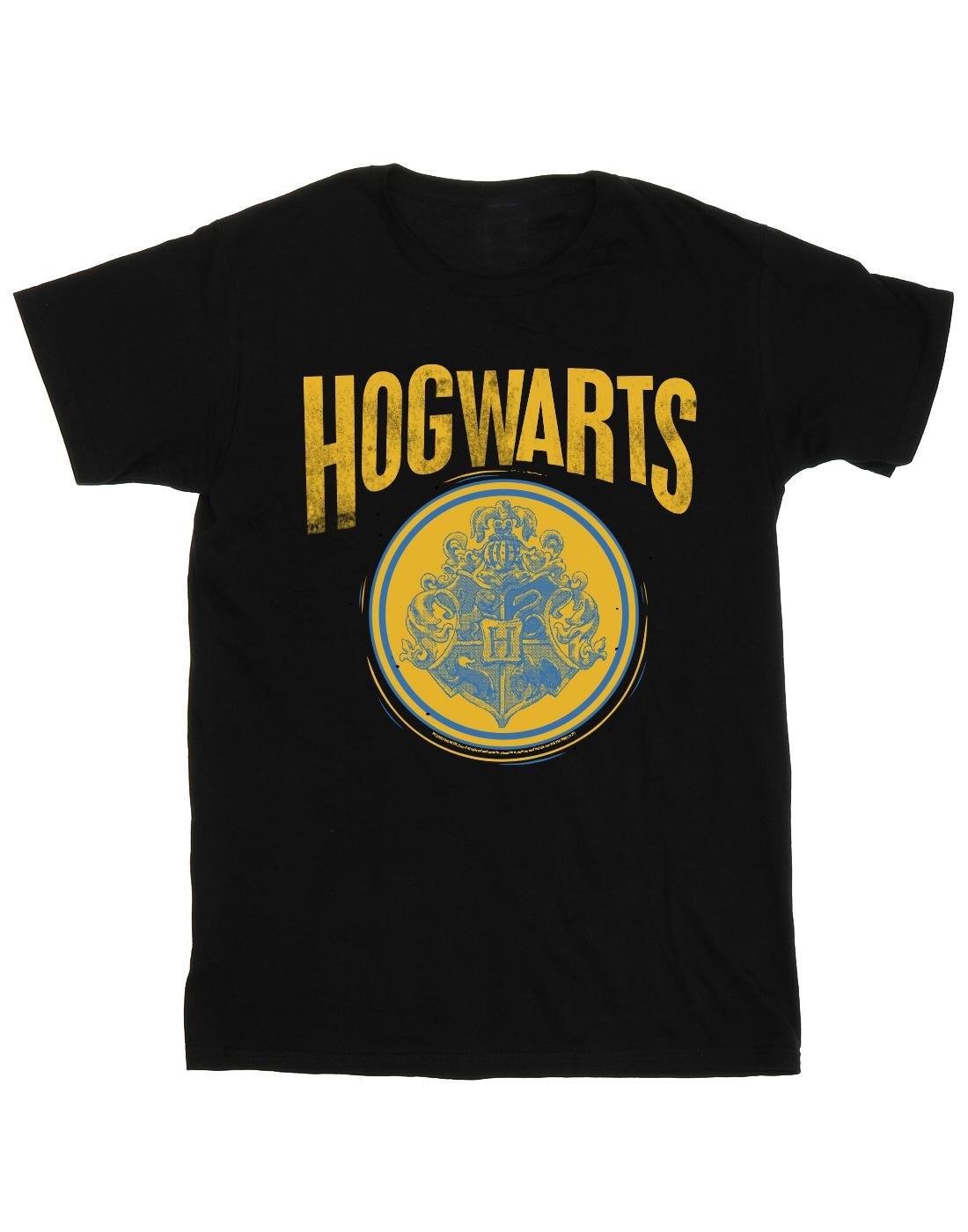 Hogwarts Circle Crest Tshirt Damen Schwarz M von Harry Potter