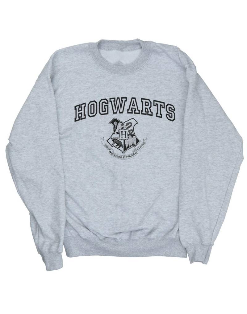 Hogwarts Crest Sweatshirt Herren Grau L von Harry Potter