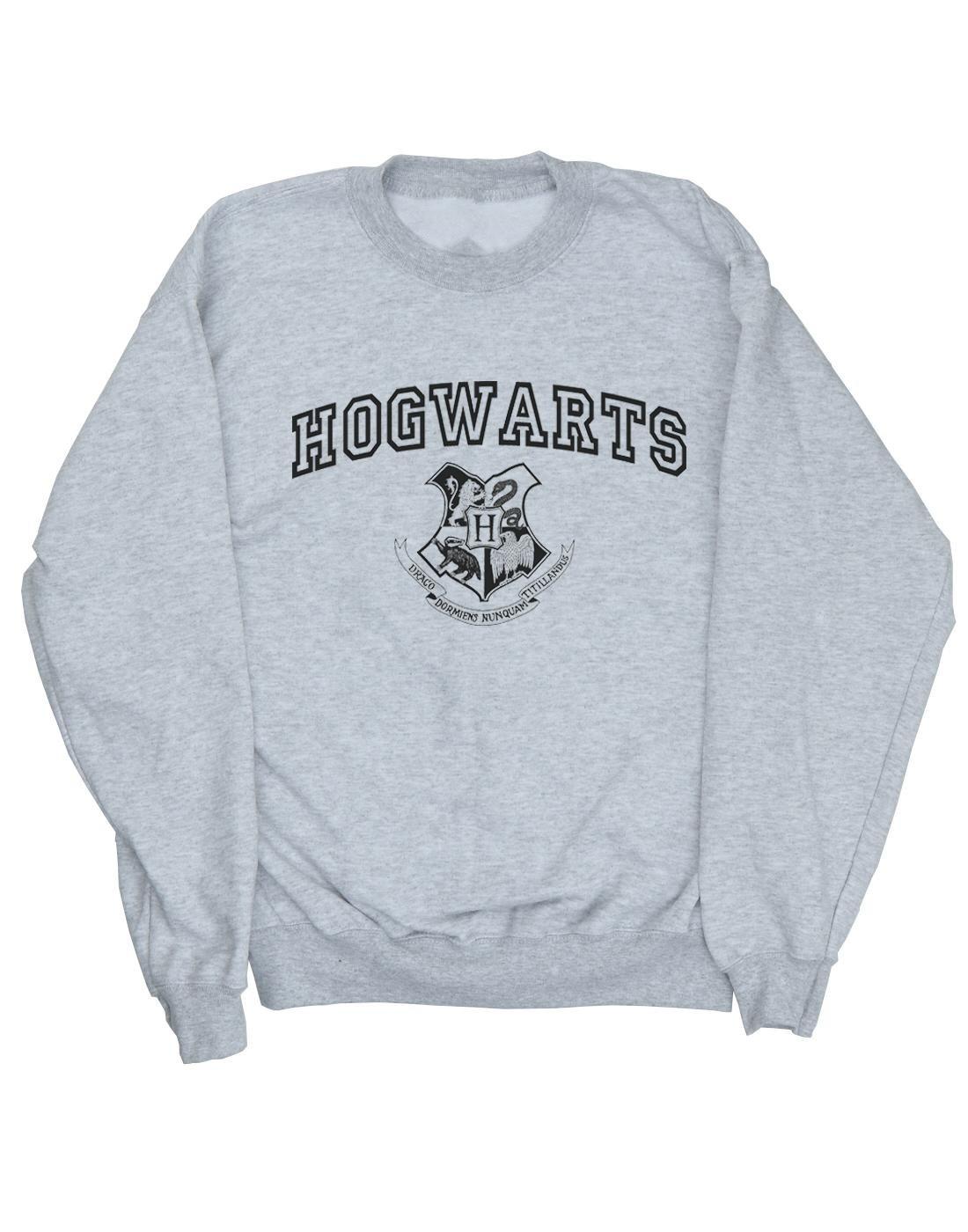Hogwarts Crest Sweatshirt Herren Grau M von Harry Potter