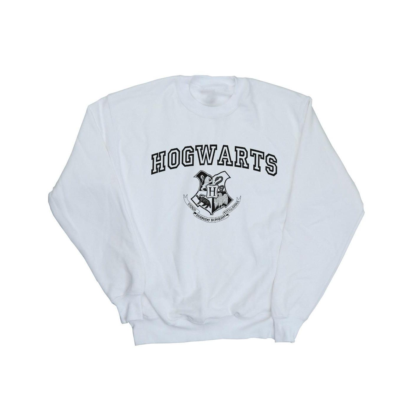 Hogwarts Crest Sweatshirt Herren Weiss S von Harry Potter