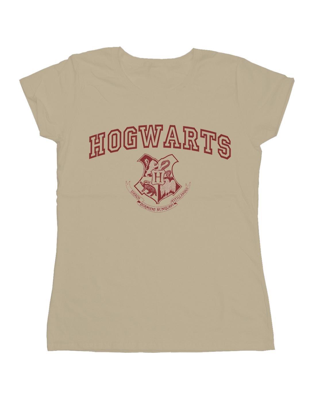 Hogwarts Crest Tshirt Damen Sand XXL von Harry Potter