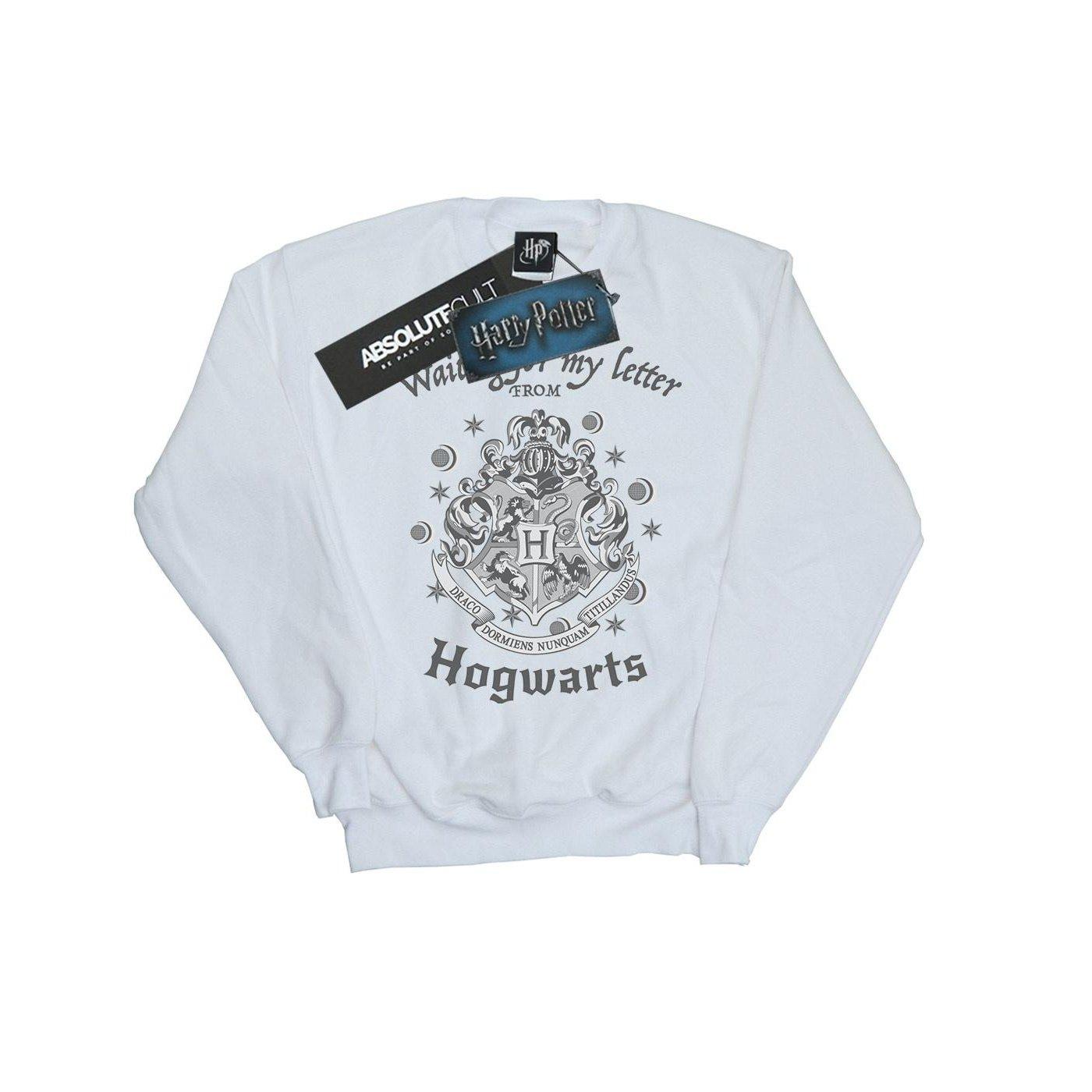 Hogwarts Waiting For My Letter Sweatshirt Unisex Weiss 116 von Harry Potter