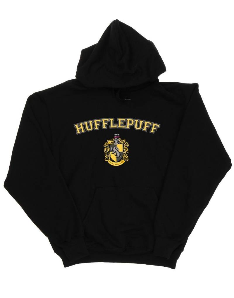 Hufflepuff Crest Kapuzenpullover Damen Schwarz XXL von Harry Potter