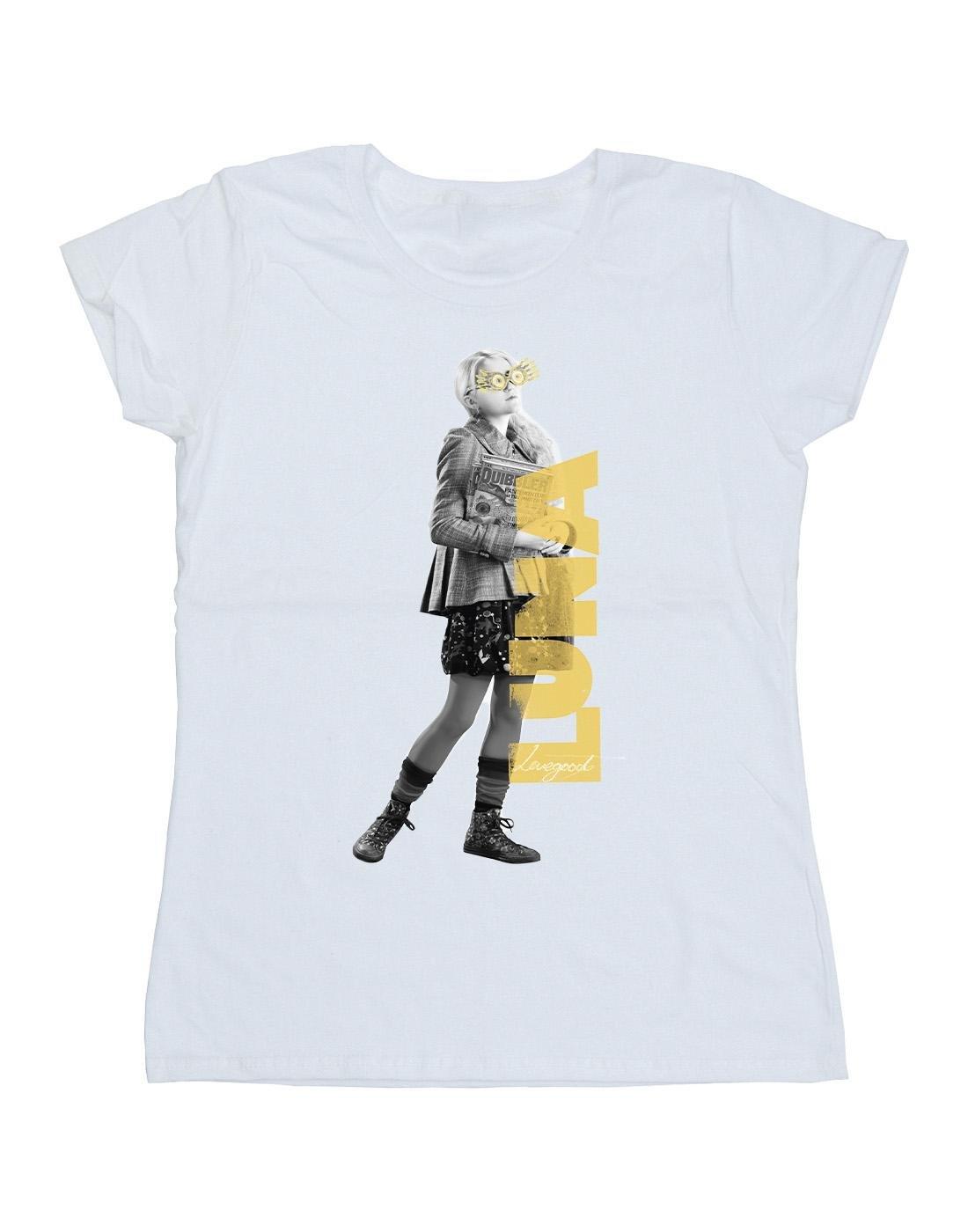 Luna Lovegood Tshirt Damen Weiss S von Harry Potter