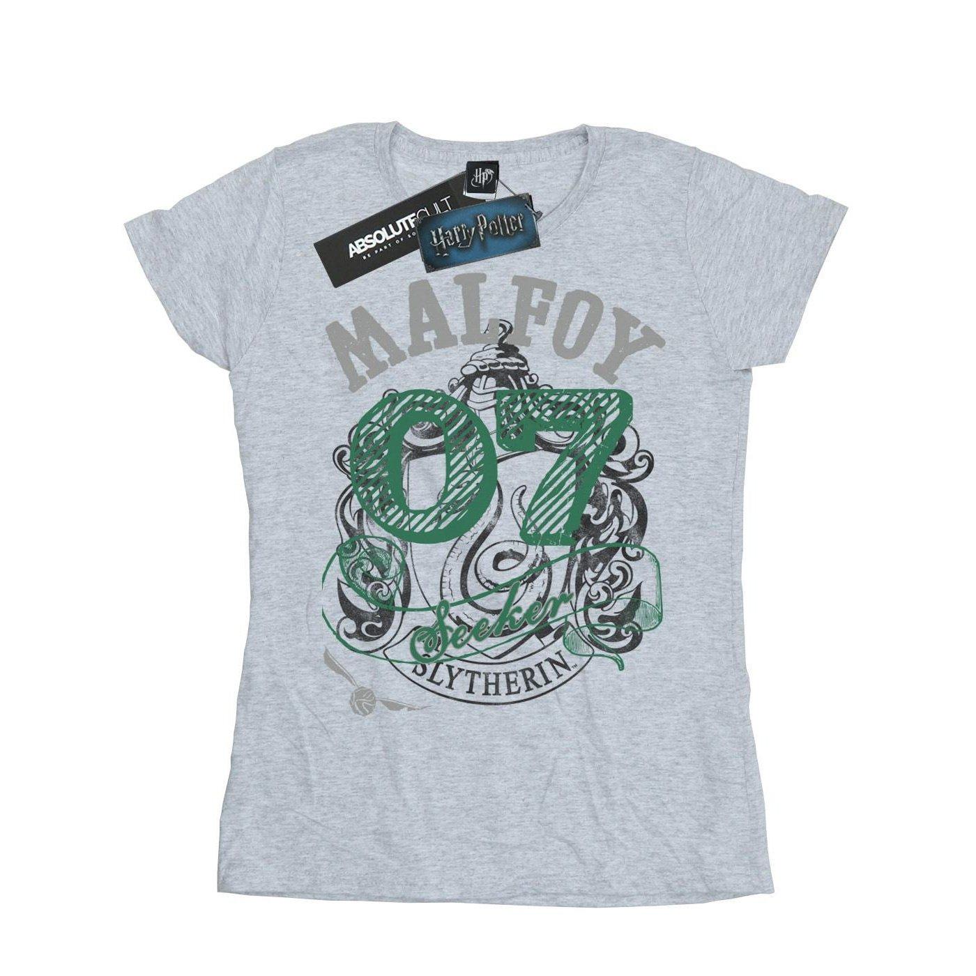 Malfoy Tshirt Damen Grau M von Harry Potter