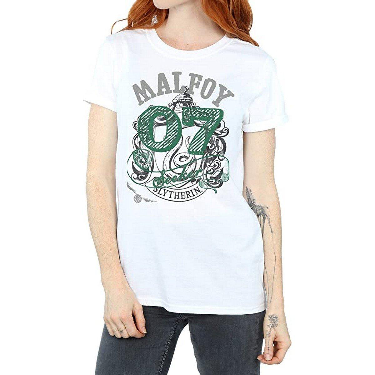 Malfoy Tshirt Damen Weiss S von Harry Potter