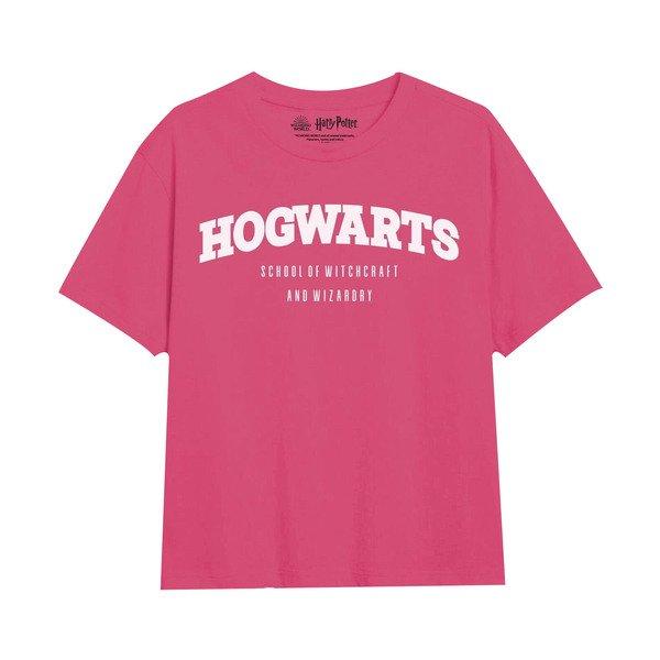 School Tshirt Mädchen Fuchsia 146/152 von Harry Potter