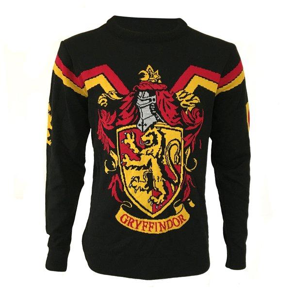 Pullover Weihnachtliches Design Damen Schwarz XXL von Harry Potter