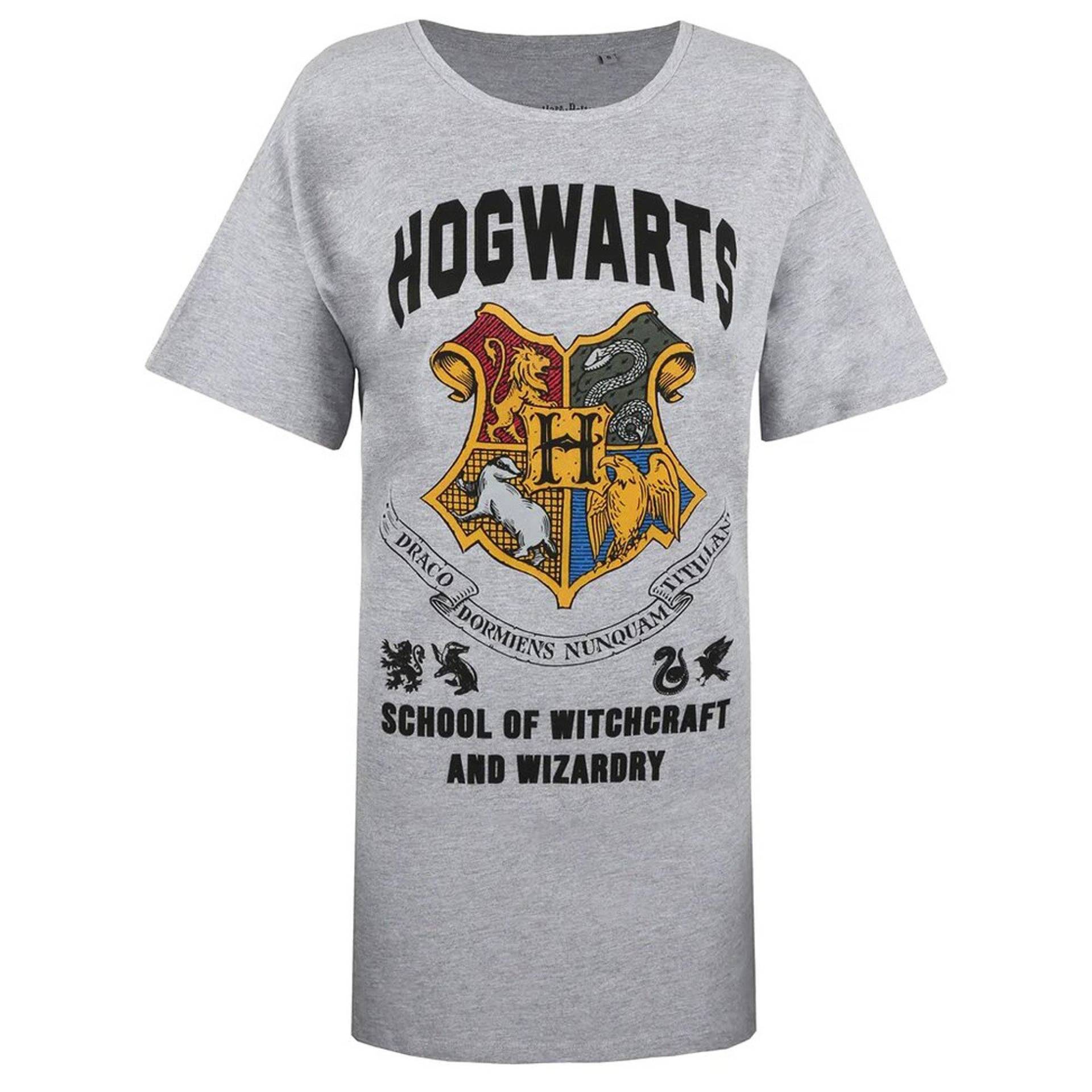 Nachthemd Damen Grau L von Harry Potter
