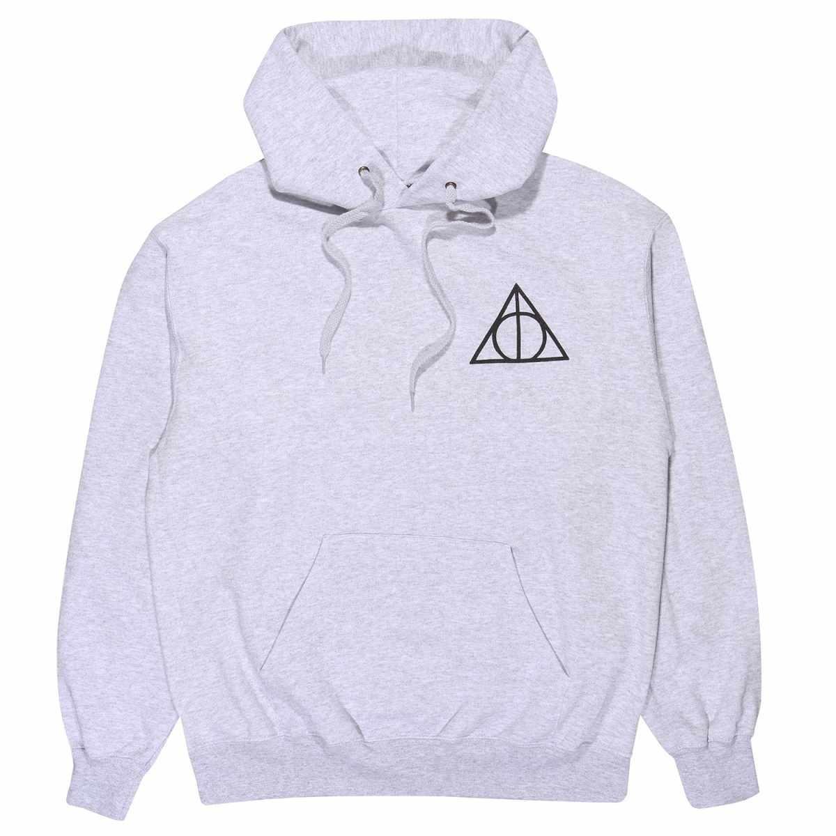 Nothing To Fear Kapuzenpullover Damen Grau L von Harry Potter