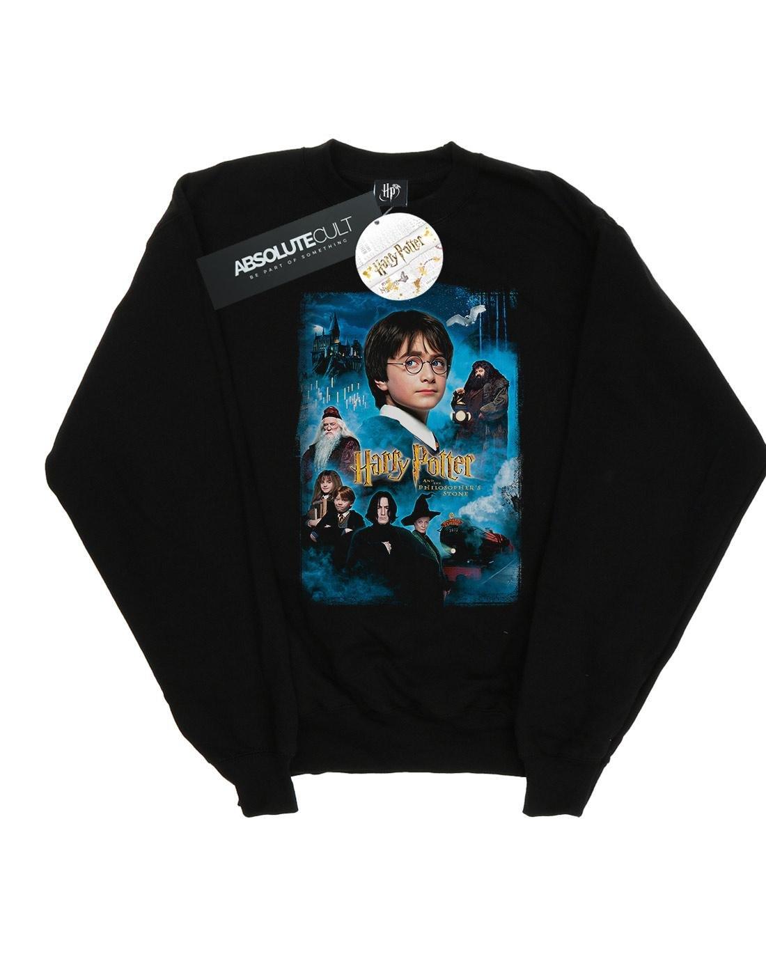 Philosopher's Stone Sweatshirt Herren Schwarz M von Harry Potter