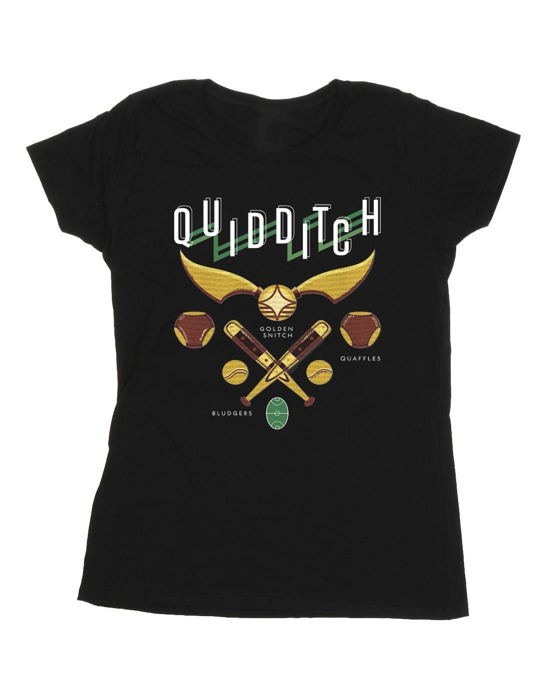 Quidditch Bludgers Quaffles Tshirt Damen Schwarz XL von Harry Potter