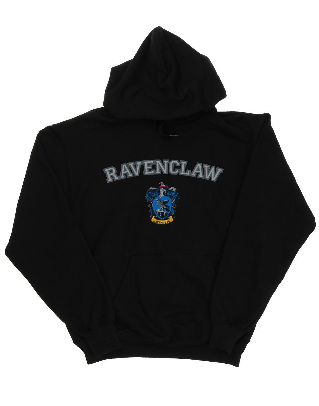 Ravenclaw Crest Kapuzenpullover Damen Schwarz M von Harry Potter