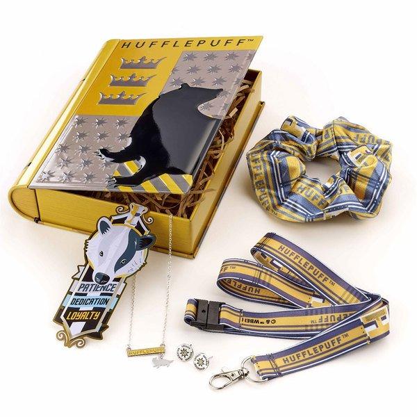 Schmuckset Hufflepuff Damen Gelb ONE SIZE von Harry Potter