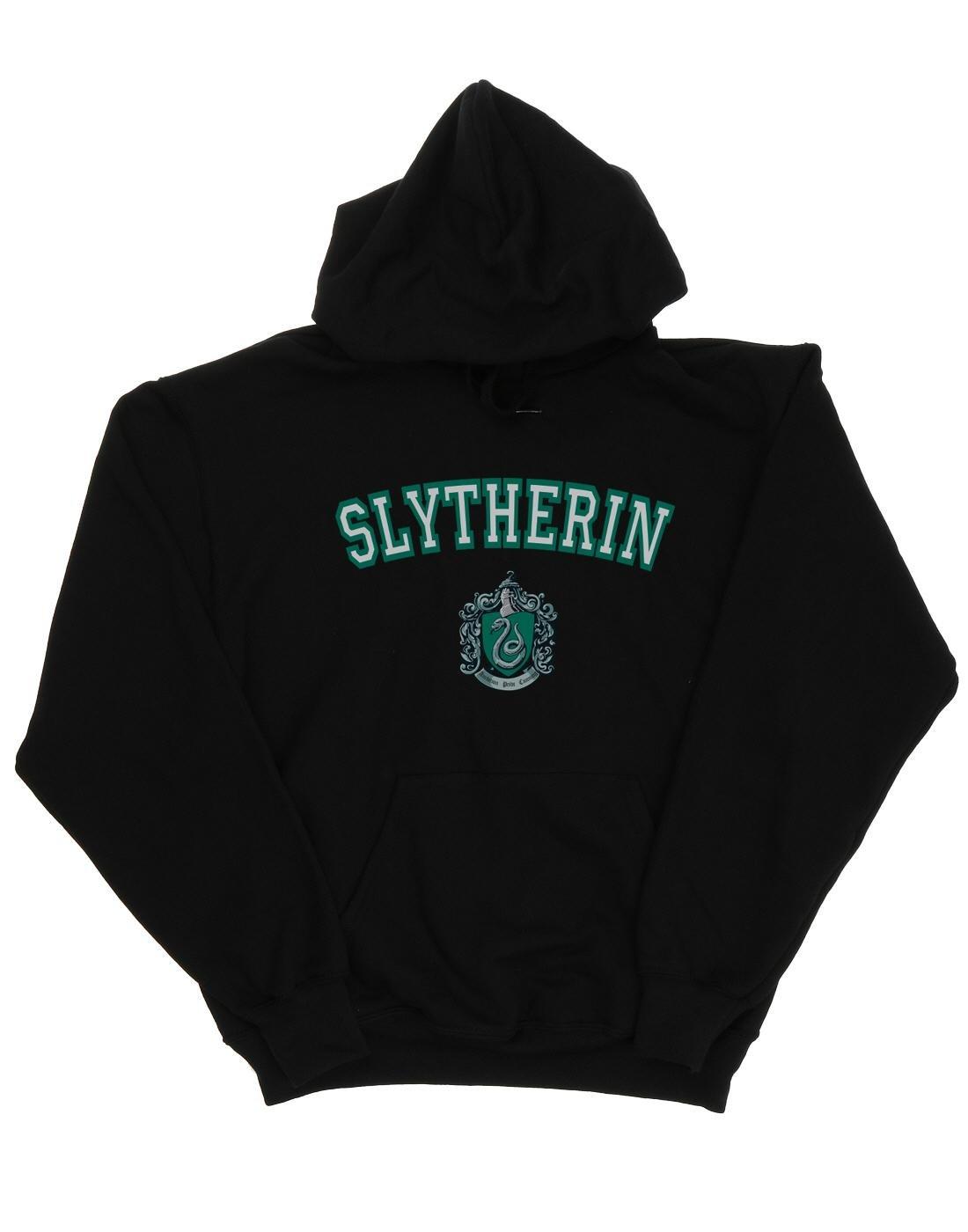 Slytherin Crest Kapuzenpullover Damen Schwarz S von Harry Potter