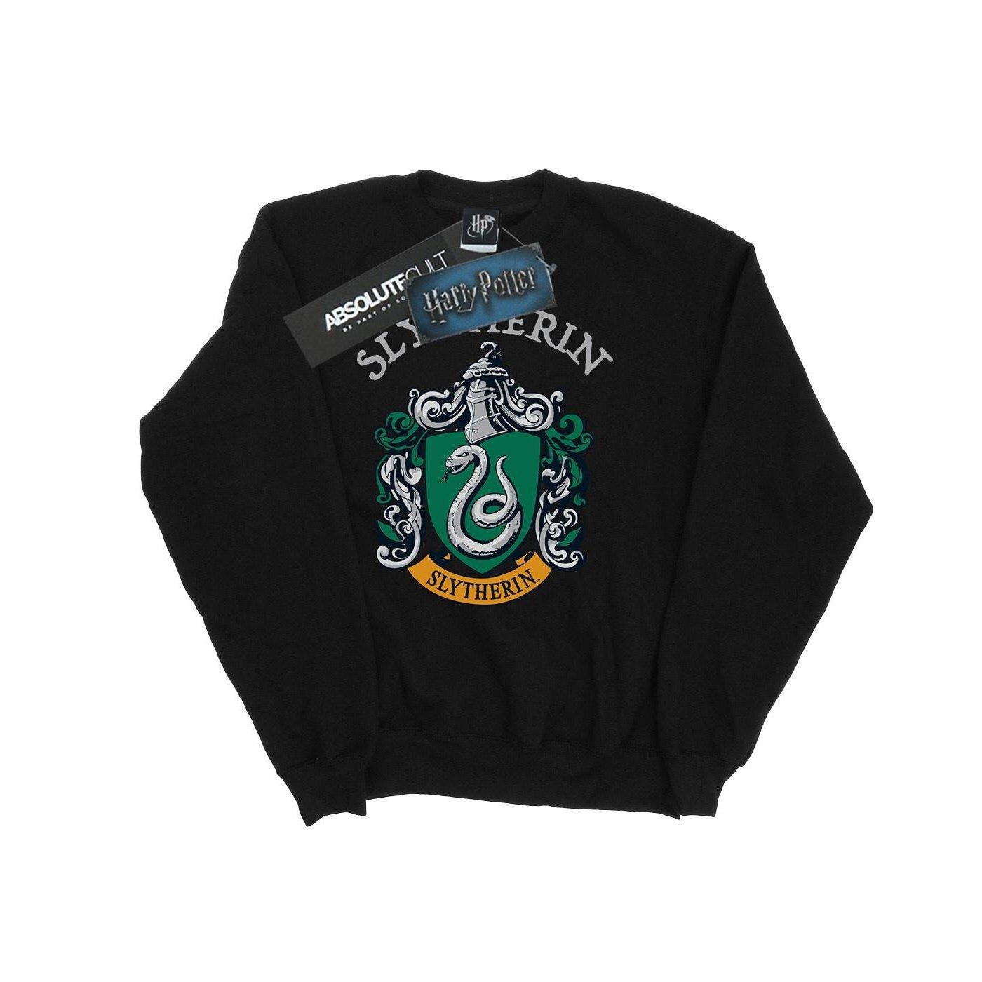 Slytherin Crest Sweatshirt Damen Schwarz M von Harry Potter