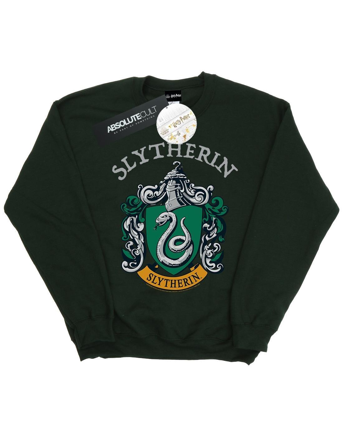 Slytherin Crest Sweatshirt Damen Waldgrün M von Harry Potter