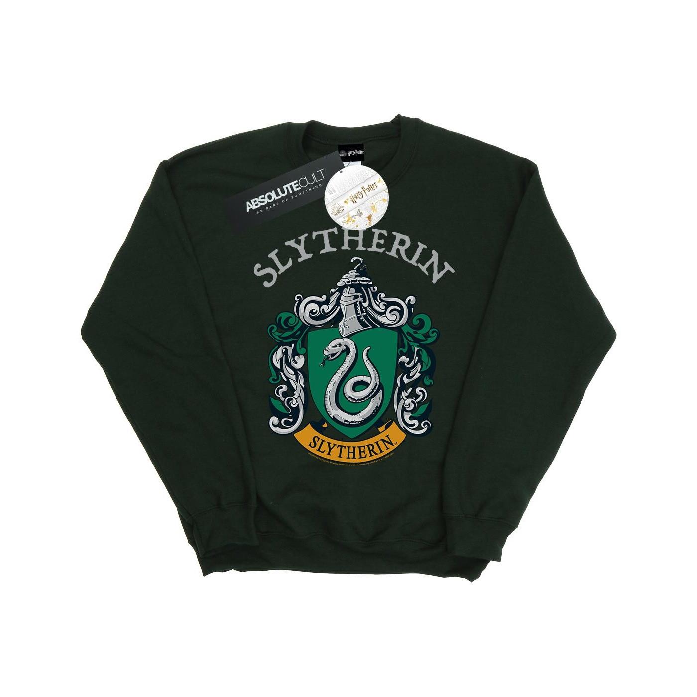 Slytherin Crest Sweatshirt Damen Waldgrün S von Harry Potter