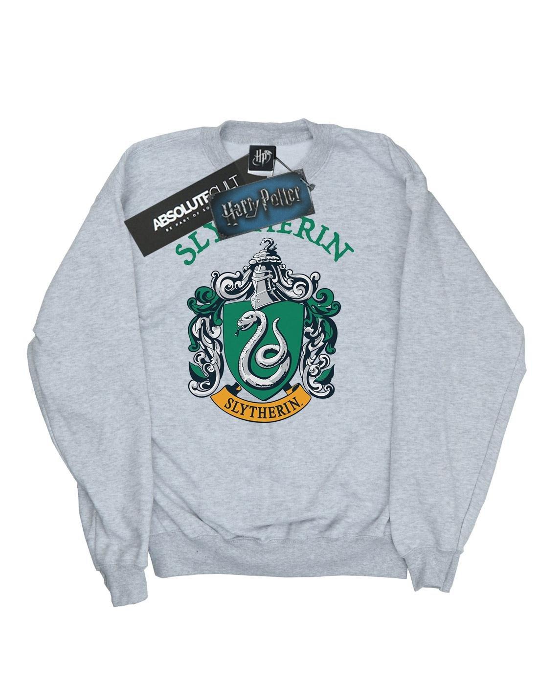 Slytherin Crest Sweatshirt Herren Grau S von Harry Potter