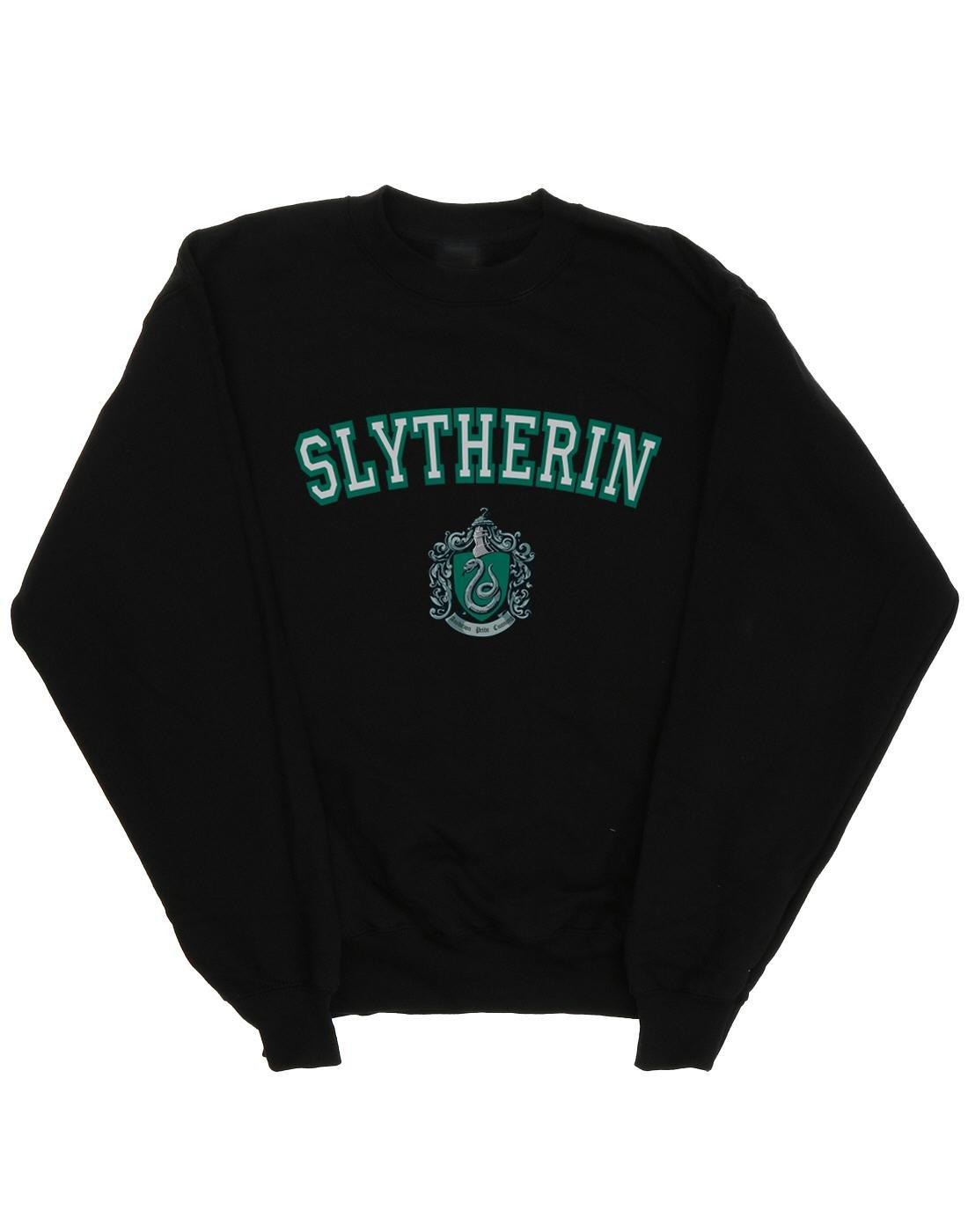 Slytherin Crest Sweatshirt Herren Schwarz XL von Harry Potter