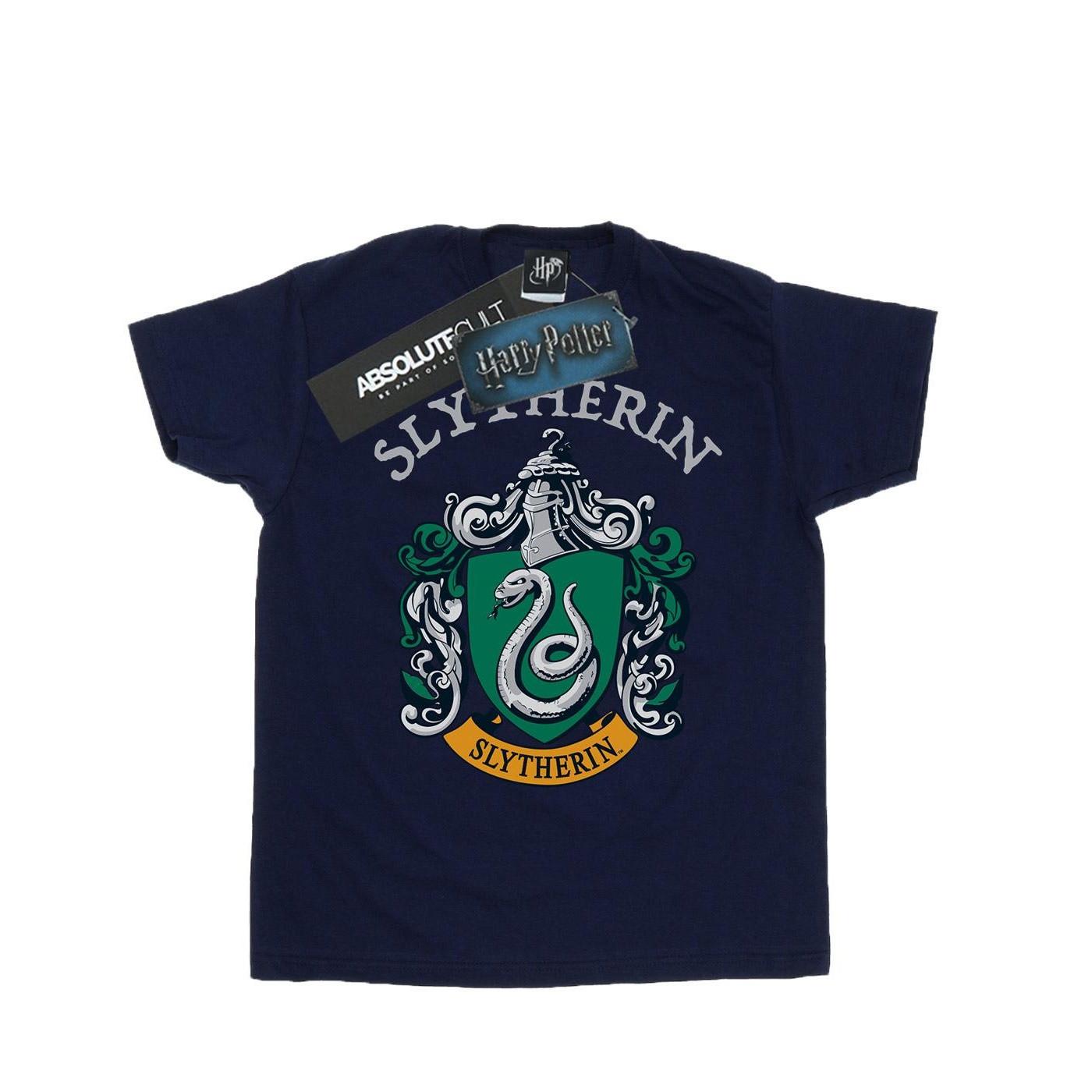 Slytherin Crest Tshirt Damen Marine S von Harry Potter