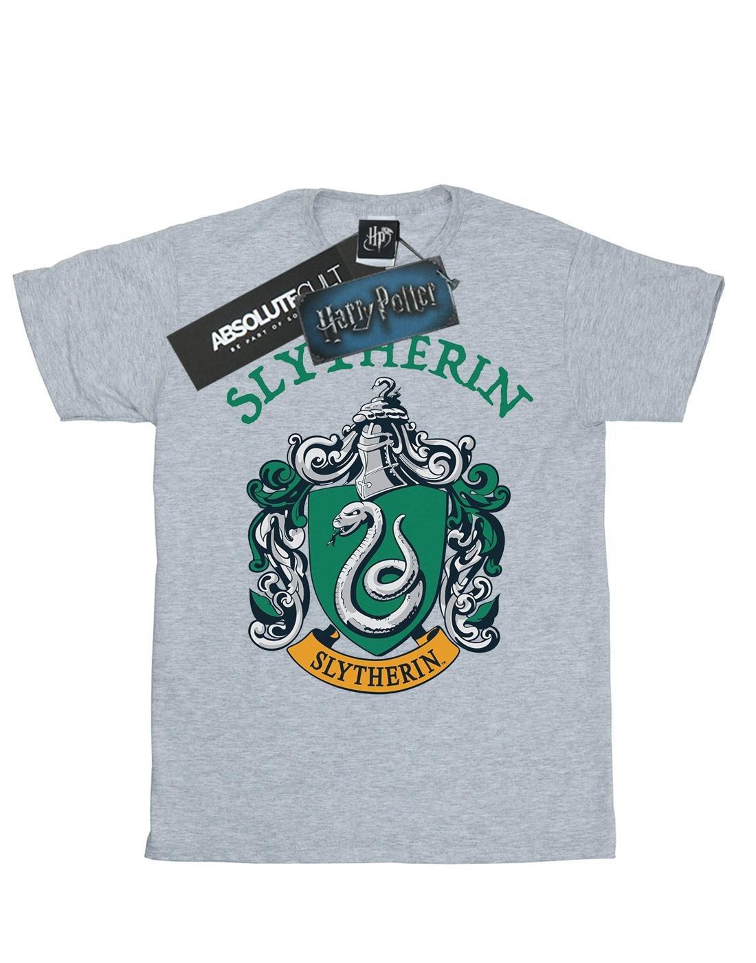 Slytherin Crest Tshirt Herren Grau 3XL von Harry Potter