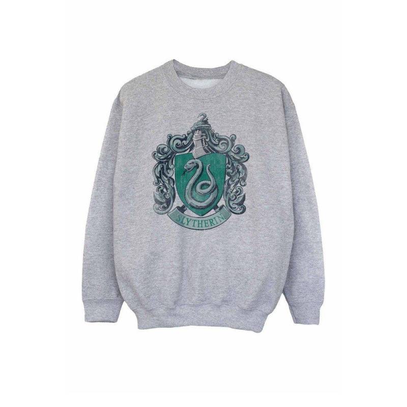 Slytherin Sweatshirt Unisex Grau 116 von Harry Potter