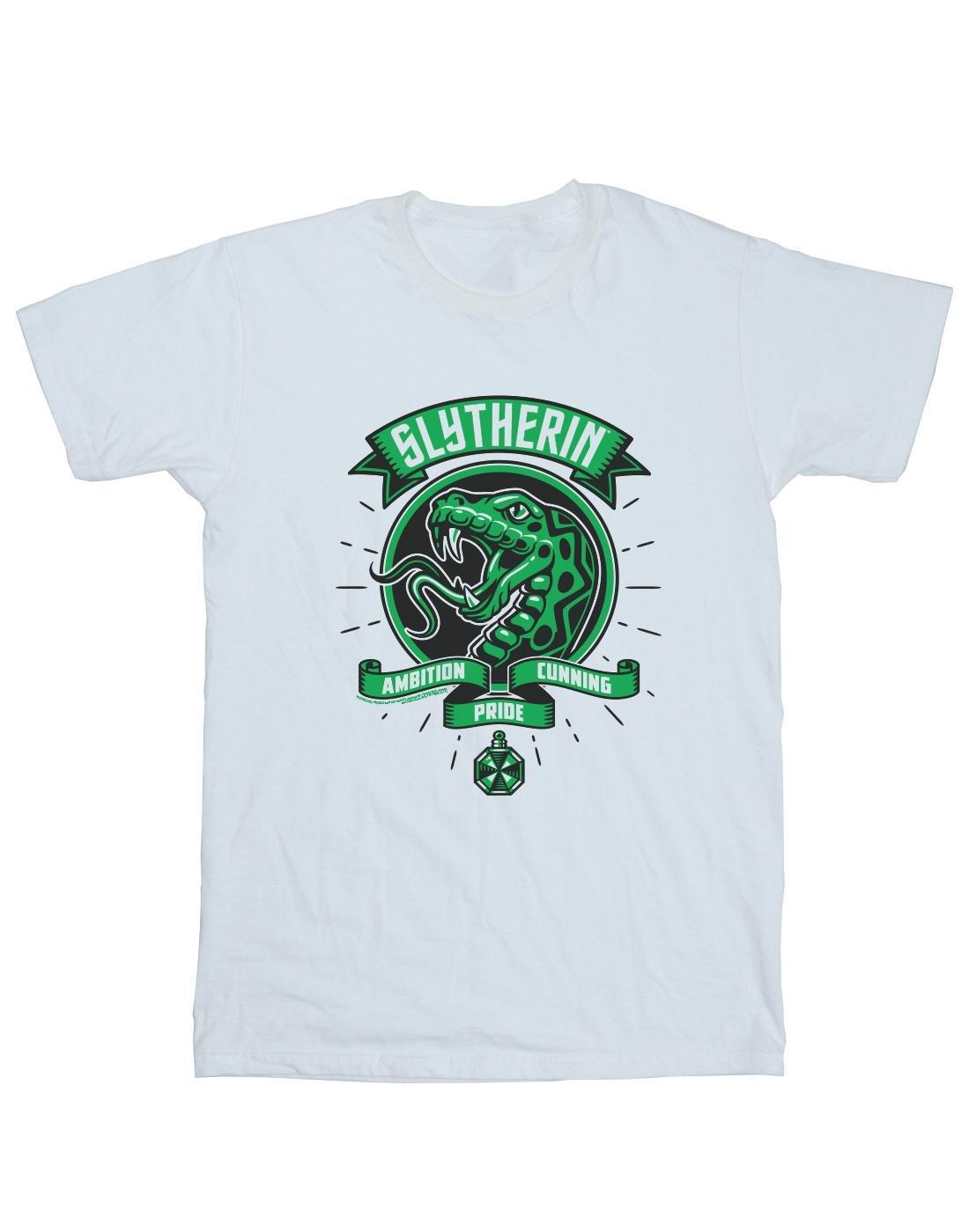 Slytherin Toon Crest Tshirt Damen Weiss M von Harry Potter