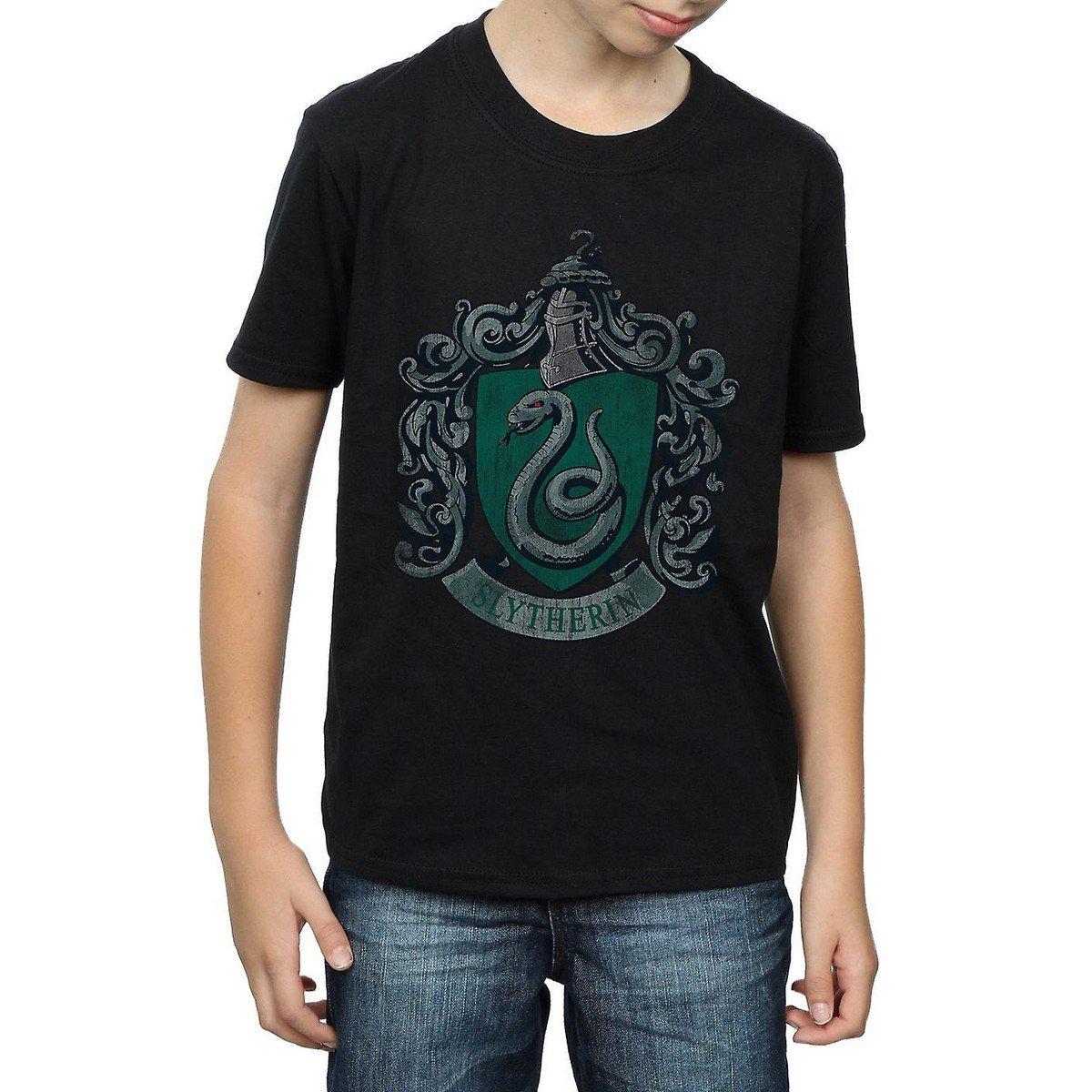 Slytherin Tshirt Jungen Schwarz 116 von Harry Potter