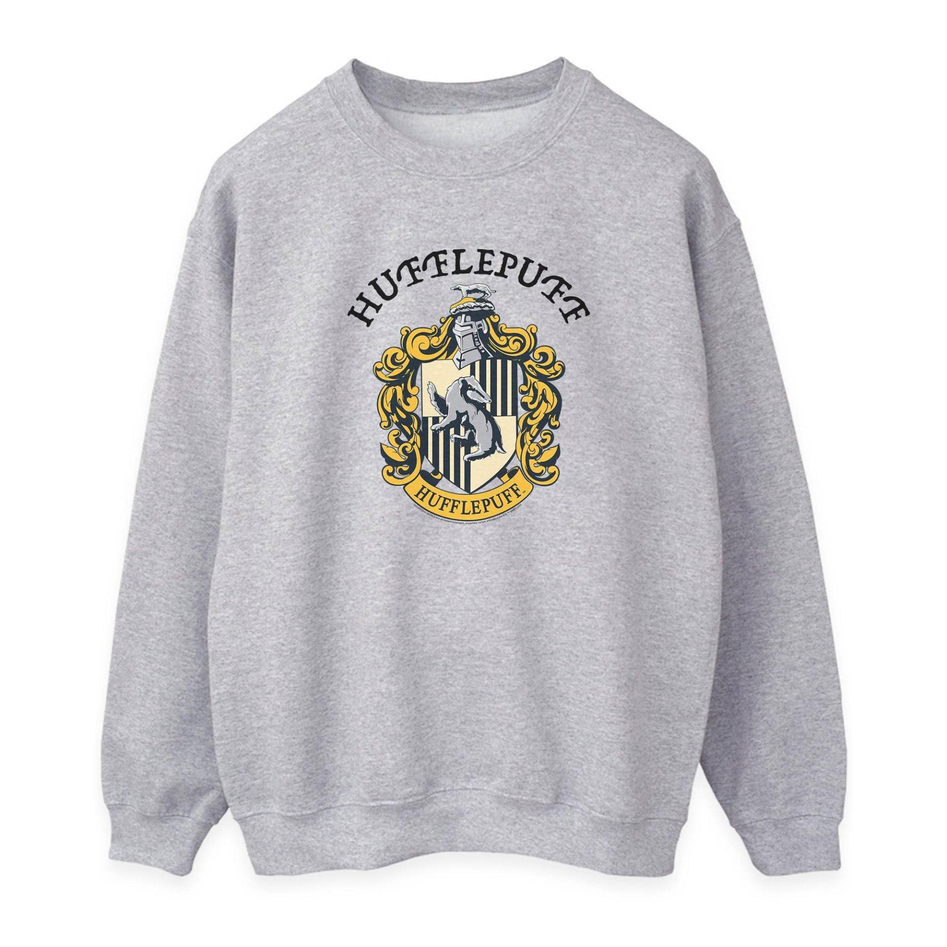 Sweatshirt Logo Damen Grau M von Harry Potter
