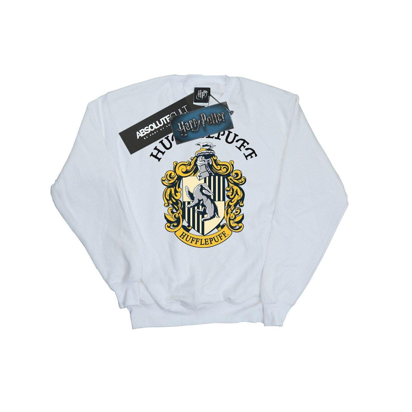 Sweatshirt Logo Damen Weiss L von Harry Potter