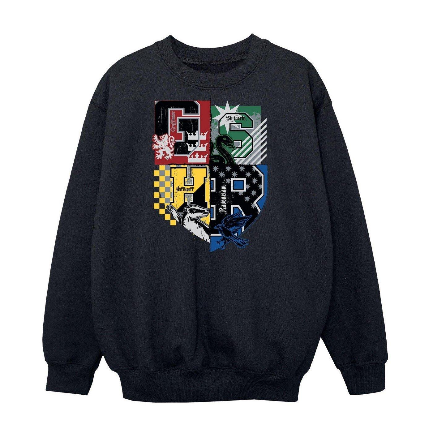 Sweatshirt Unisex Schwarz 140/146 von Harry Potter