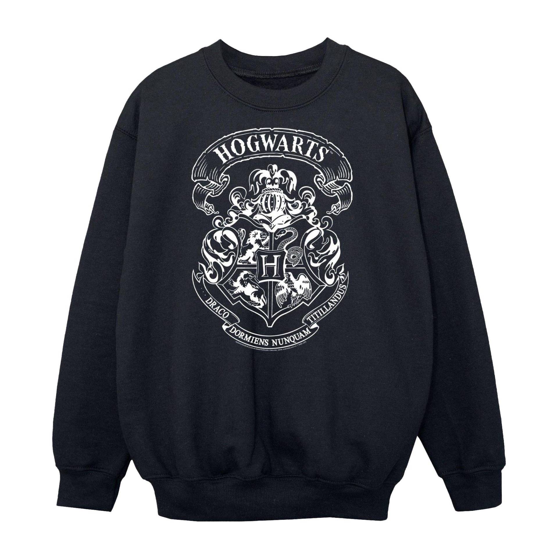 Sweatshirt Unisex Schwarz 140/146 von Harry Potter