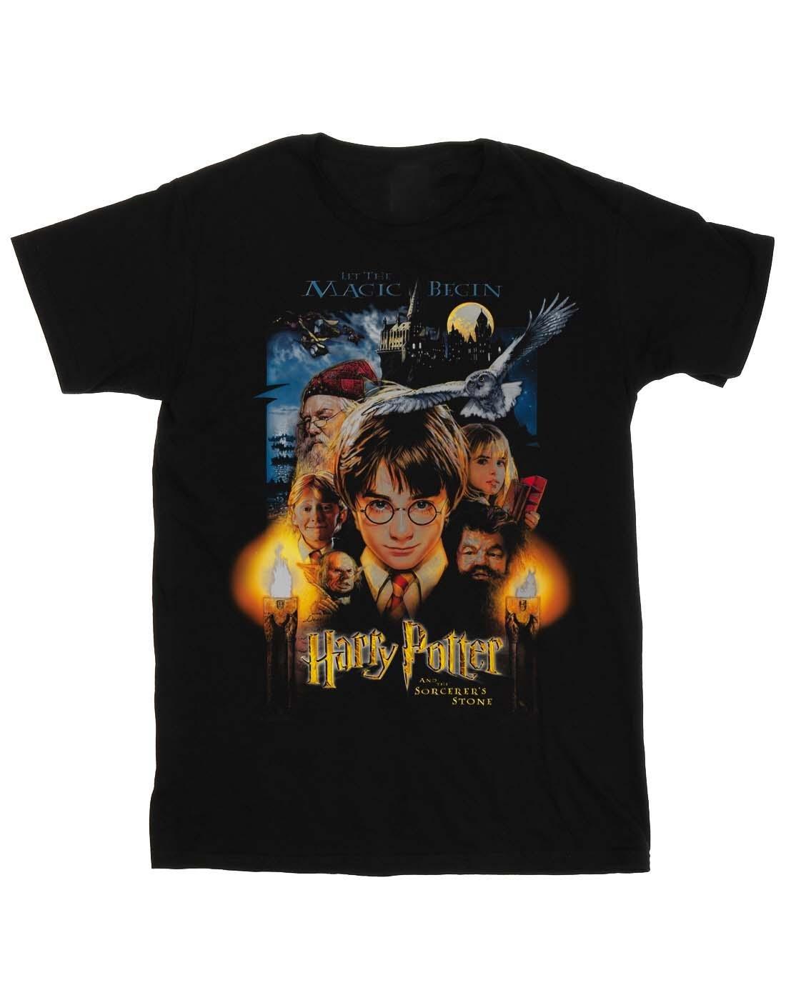 The Sorcerer's Stone Poster Tshirt Damen Schwarz XL von Harry Potter